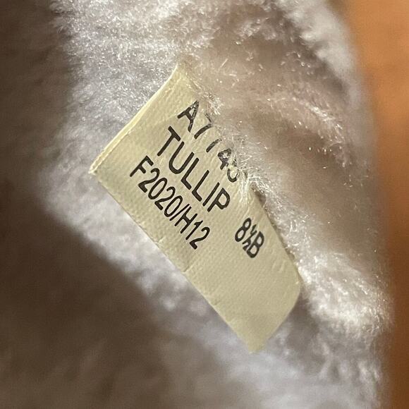 Coach Tulip Tullip Boots 8.5 | Honey Tan Suede Leather Fur, Signature C Embossed - Picture 8 of 11